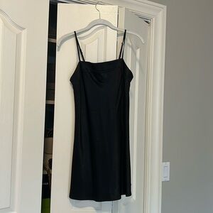 XSmall Petite Short Black Silk Dress - Abercrombie